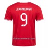 Camiseta de fútbol Polonia LEWANDOWSKI 9 Segunda Equipación Mundial 2022 - Hombre